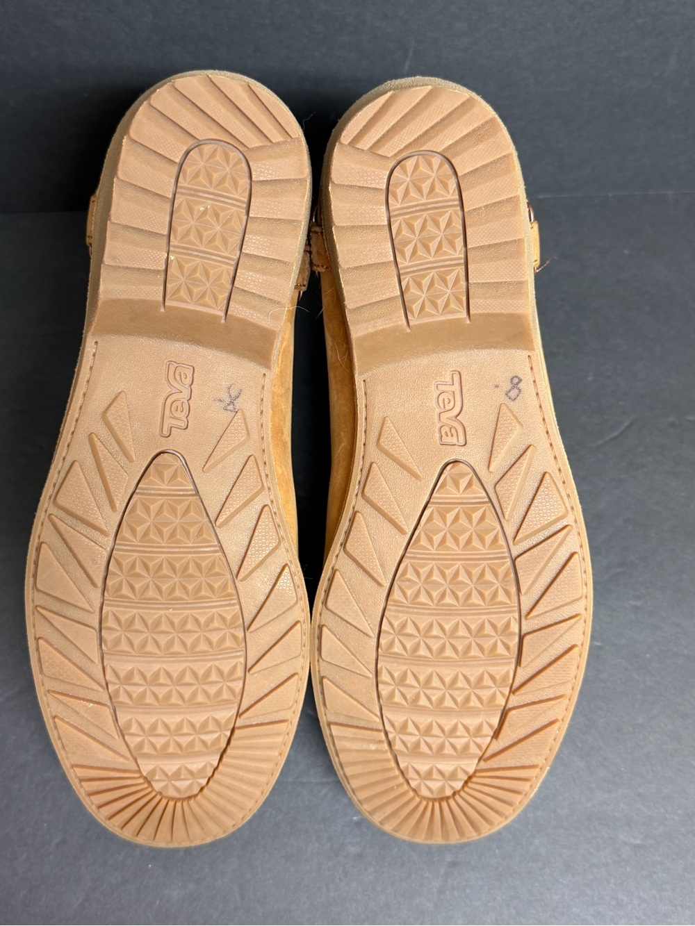 Teva De La Vina Dos Womens 10 Tan  Leather Chelsea Ankle Boots Harness Pull On - Picture 9 of 9